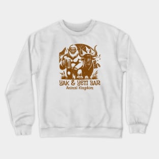 The Yak and Yeti Bar Restaurant in Orlando Asia distressed look Crewneck Sweatshirt